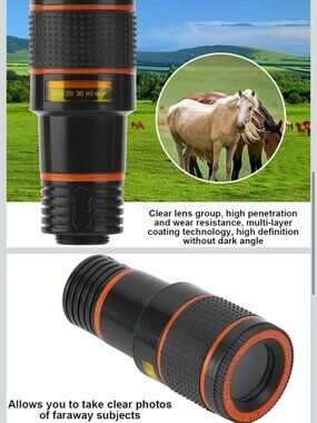 Tangxi 12X Telephoto Smartphone Lens Clip-On